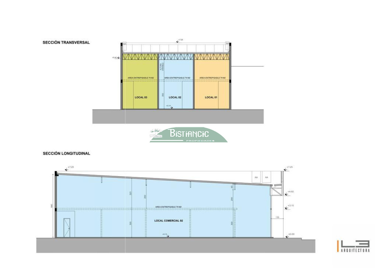 Local Comercial ID.2776 - Local de 300 m2 + entrepiso 50, en centro de Maldonado calle 18 de Julio, doble altura, diseño moderno. Alquiler US$ 2800