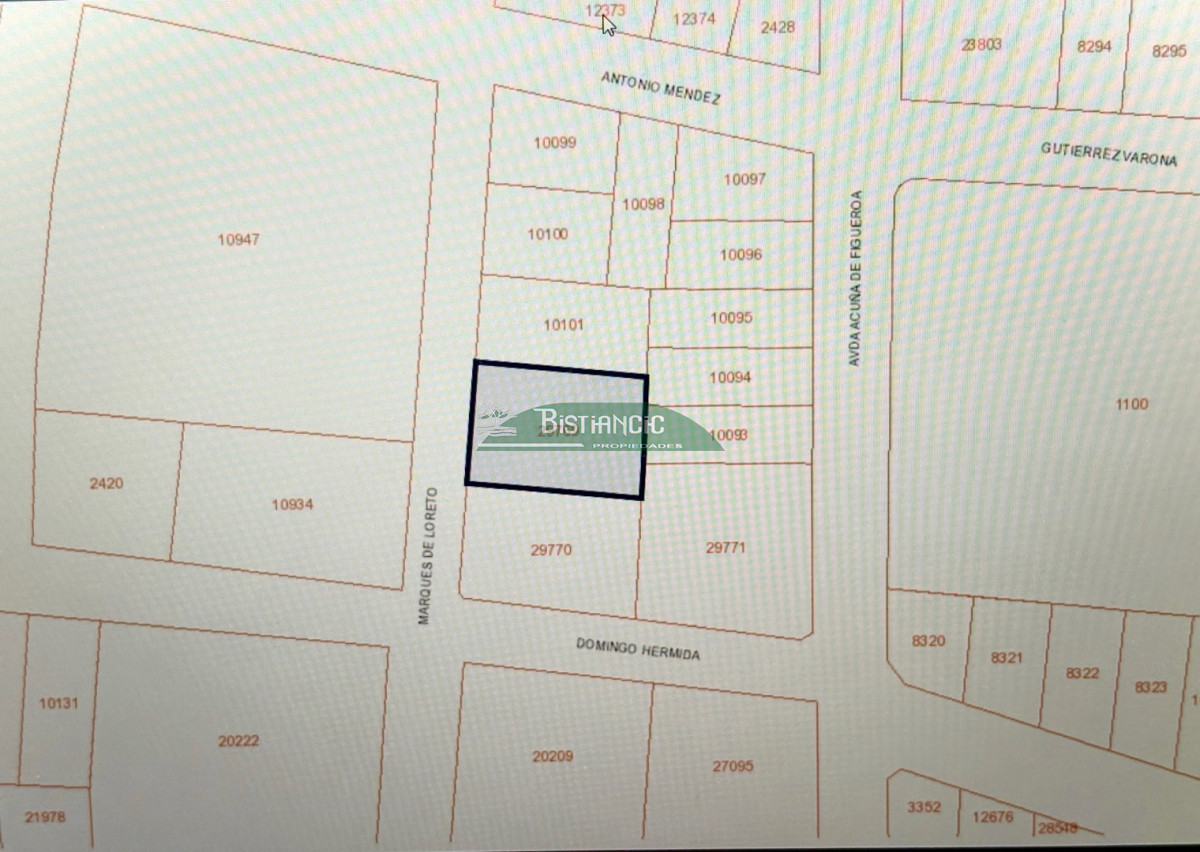 Terreno ID.3050 - Terreno de 1430 m2 en paradas Mansa, ideal edificio PB+2 PA. venta US$ 490.000.