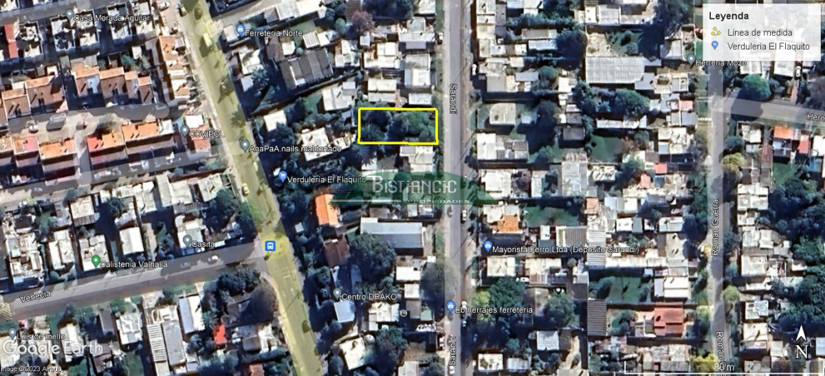 Terreno ID.2866 - Terreno de 450m2, cont. Sarandí ideal construir deptos. para renta. Venta US$ 77.000.