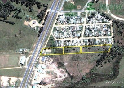 Sobre Ruta 39, excelente lote de 16500m2 ideal empresa, galpones, etc. Divisible. US$ 530.000.