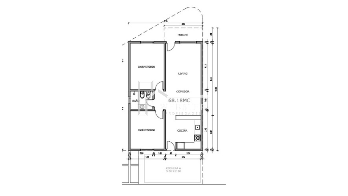 Casa ID.1542 - VENTA CASAS 2 DORMITORIOS 1 BAÑO A ESTRENAR 4H  APTA PARA BANCO FINANCIADAS