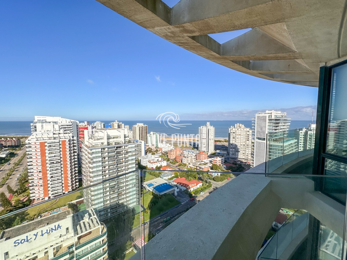 Apartamento ID.686 - ALQUILER ANUAL 1 DORMITORIO PISO ALTO SIN MUEBLES PUNTA DEL ESTE AIDY GRILL