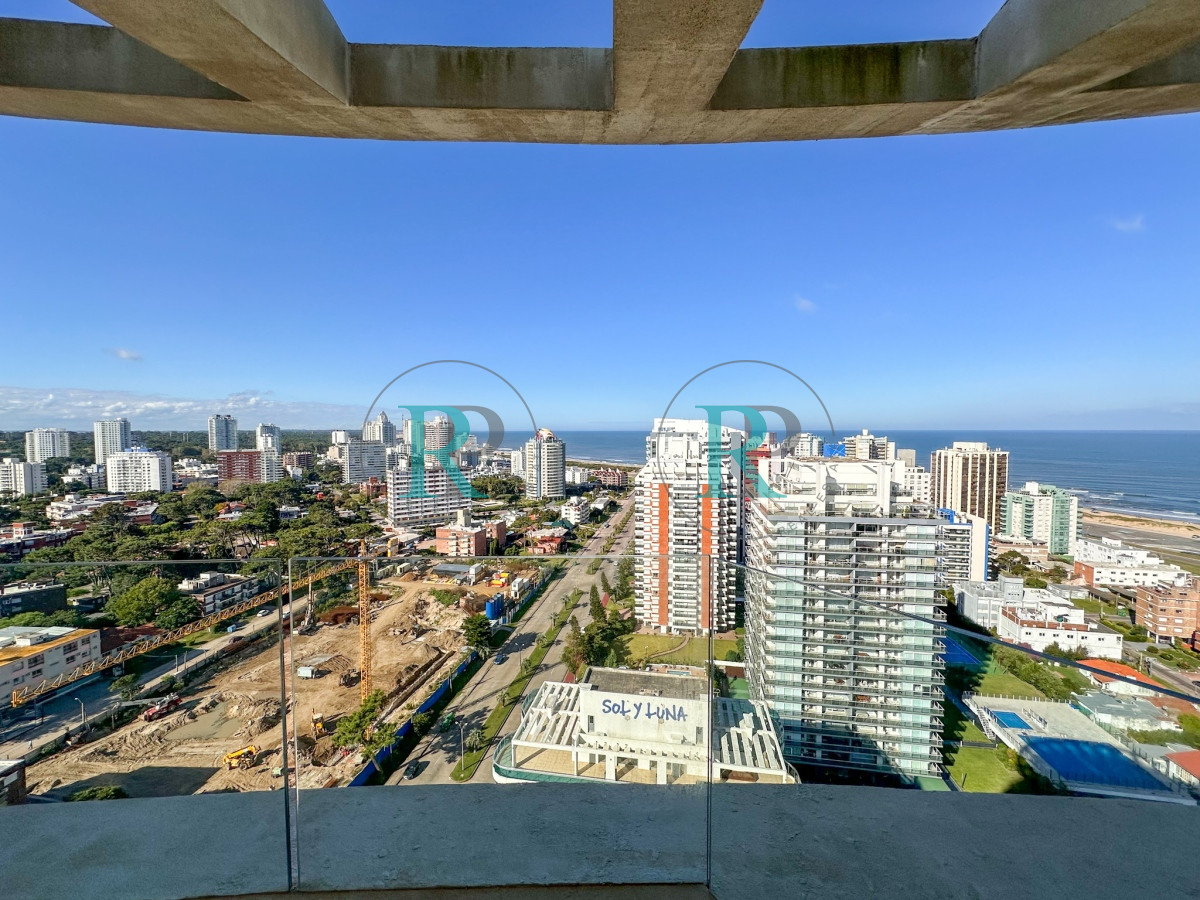 Apartamento ID.1674 - ALQUILER ANUAL 1 DORMITORIO PISO ALTO SIN MUEBLES PUNTA DEL ESTE AIDY GRILL