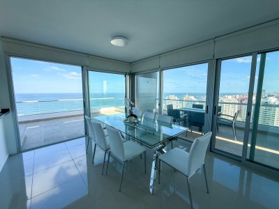 ALQUILER INVERNAL DESDE 1ERO MARZO 2025 PENTHOUSE 2DA LINEA BRAVA 3 DORMITORIOS
