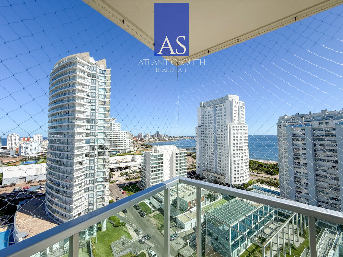 Apartamento ID.4002 - Apartamento 3 dormitorios en torre de categoría con vista al mar garage Playa Mansa