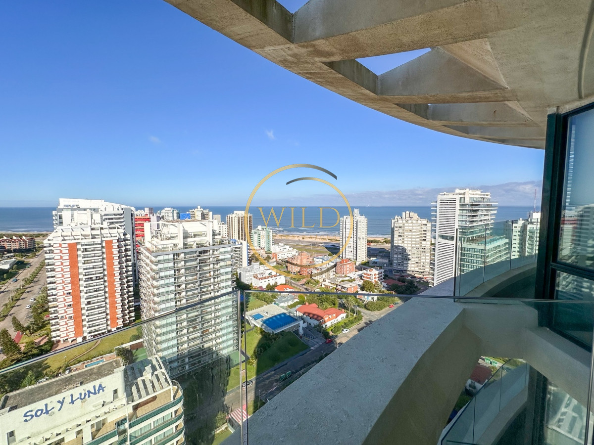 Apartamento ID.2053 - ALQUILER ANUAL 1 DORMITORIO PISO ALTO SIN MUEBLES PUNTA DEL ESTE AIDY GRILL
