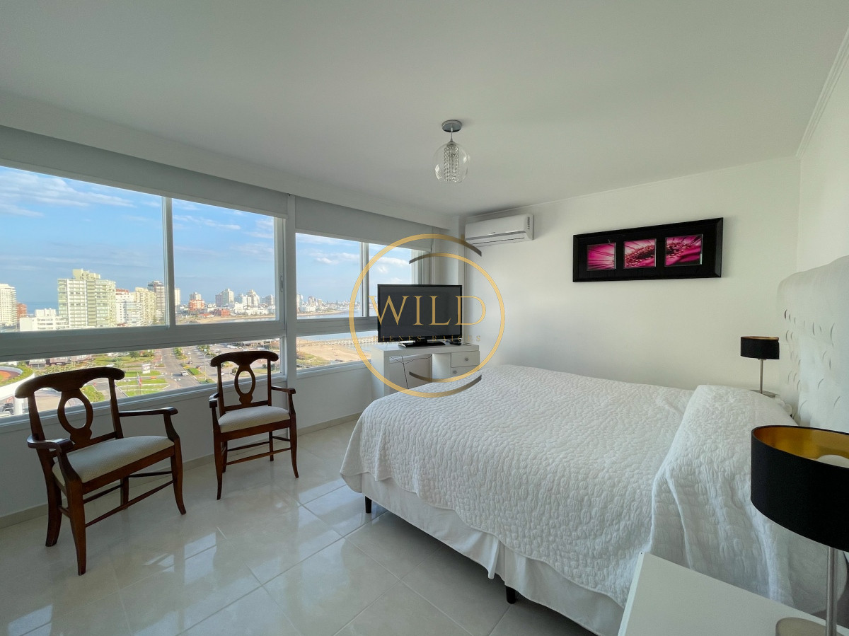 Apartamento ID.1829 - VENDO APARTAMENTO 3 DORMITORIOS + SERVICIO MILLENIUM PUNTA DEL ESTE MANSA PRIMERA LINEA VISTA AL MAR