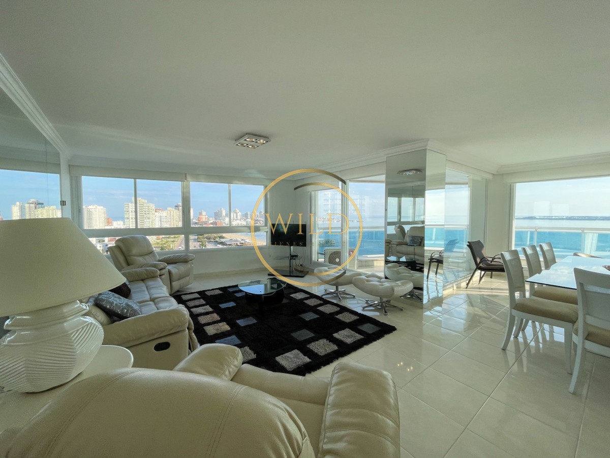 Apartamento ID.1829 - VENDO APARTAMENTO 3 DORMITORIOS + SERVICIO MILLENIUM PUNTA DEL ESTE MANSA PRIMERA LINEA VISTA AL MAR