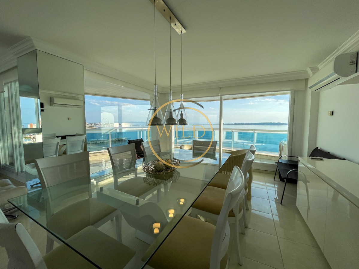 Apartamento ID.1829 - VENDO APARTAMENTO 3 DORMITORIOS + SERVICIO MILLENIUM PUNTA DEL ESTE MANSA PRIMERA LINEA VISTA AL MAR