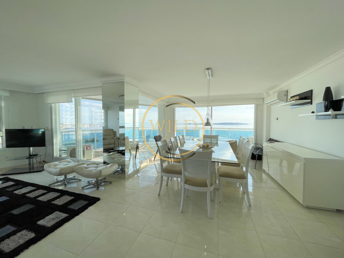 Apartamento ID.1829 - VENDO APARTAMENTO 3 DORMITORIOS + SERVICIO MILLENIUM PUNTA DEL ESTE MANSA PRIMERA LINEA VISTA AL MAR