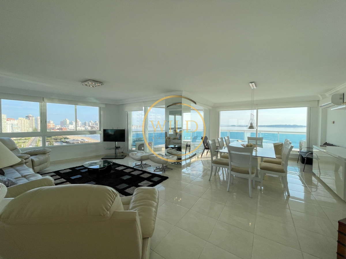 Apartamento ID.1829 - VENDO APARTAMENTO 3 DORMITORIOS + SERVICIO MILLENIUM PUNTA DEL ESTE MANSA PRIMERA LINEA VISTA AL MAR