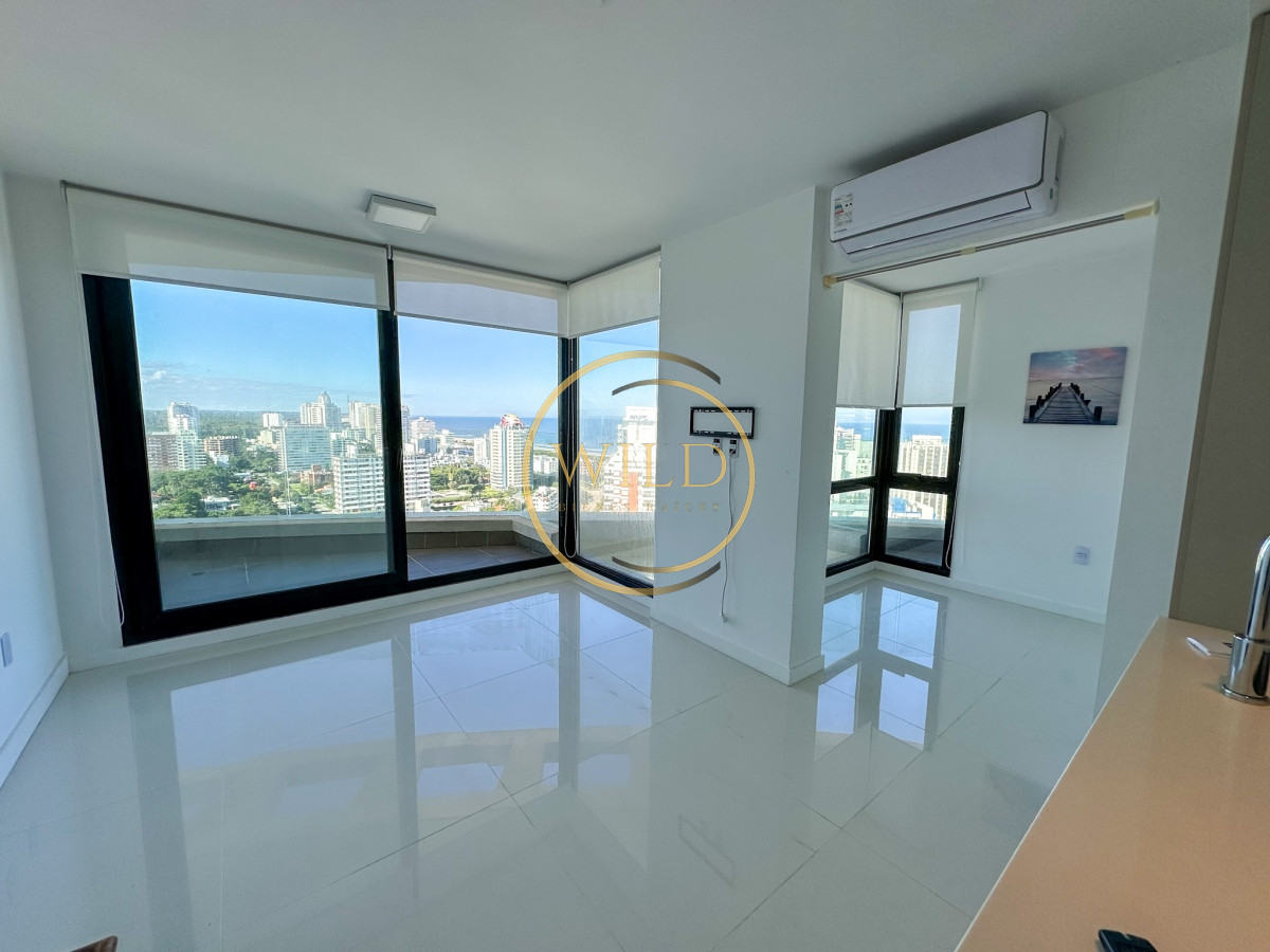 Apartamento ID.2053 - ALQUILER ANUAL 1 DORMITORIO PISO ALTO SIN MUEBLES PUNTA DEL ESTE AIDY GRILL