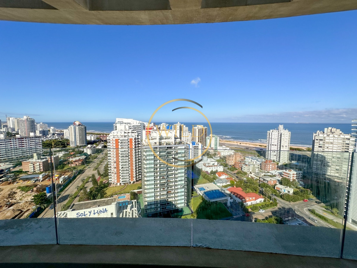 Apartamento ID.2053 - ALQUILER ANUAL 1 DORMITORIO PISO ALTO SIN MUEBLES PUNTA DEL ESTE AIDY GRILL