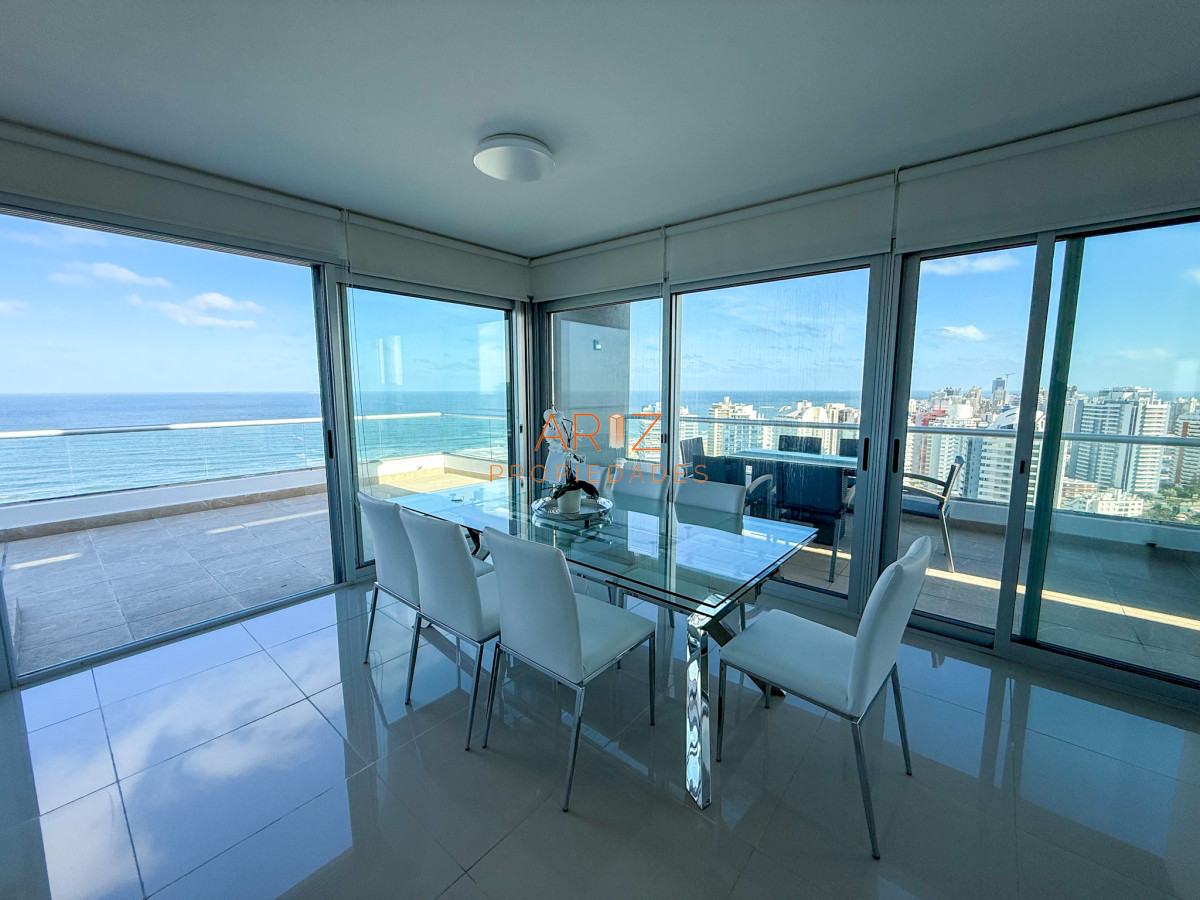Apartamento ID.2296 - ALQUILER INVERNAL DESDE 1ERO MARZO 2025 PENTHOUSE 2DA LINEA BRAVA 3 DORMITORIOS