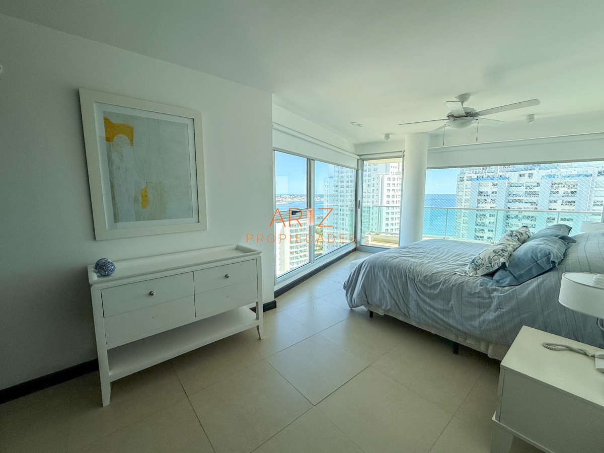 Apartamento ID.2326 - VENTA APARTAMENTO 3 DORMITORIOS EN SUITE + TOILETTE PISO ALTO SEGUNDA LINEA VISTA A LA MANSA 
