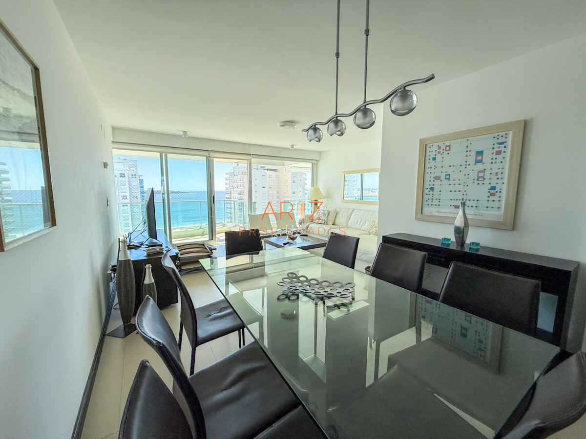 Apartamento ID.2326 - VENTA APARTAMENTO 3 DORMITORIOS EN SUITE + TOILETTE PISO ALTO SEGUNDA LINEA VISTA A LA MANSA 