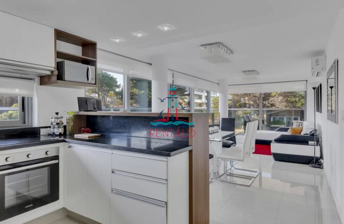Apartamento ID.483 - Apartamento en alquiler de 2 dormitorios en Punta del este y 2 baños