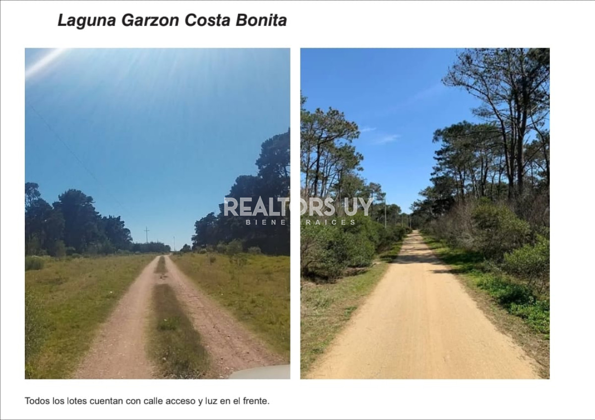 Terreno ID.85 - Venta lotes en Costa Bonita (Laguna Garzón)