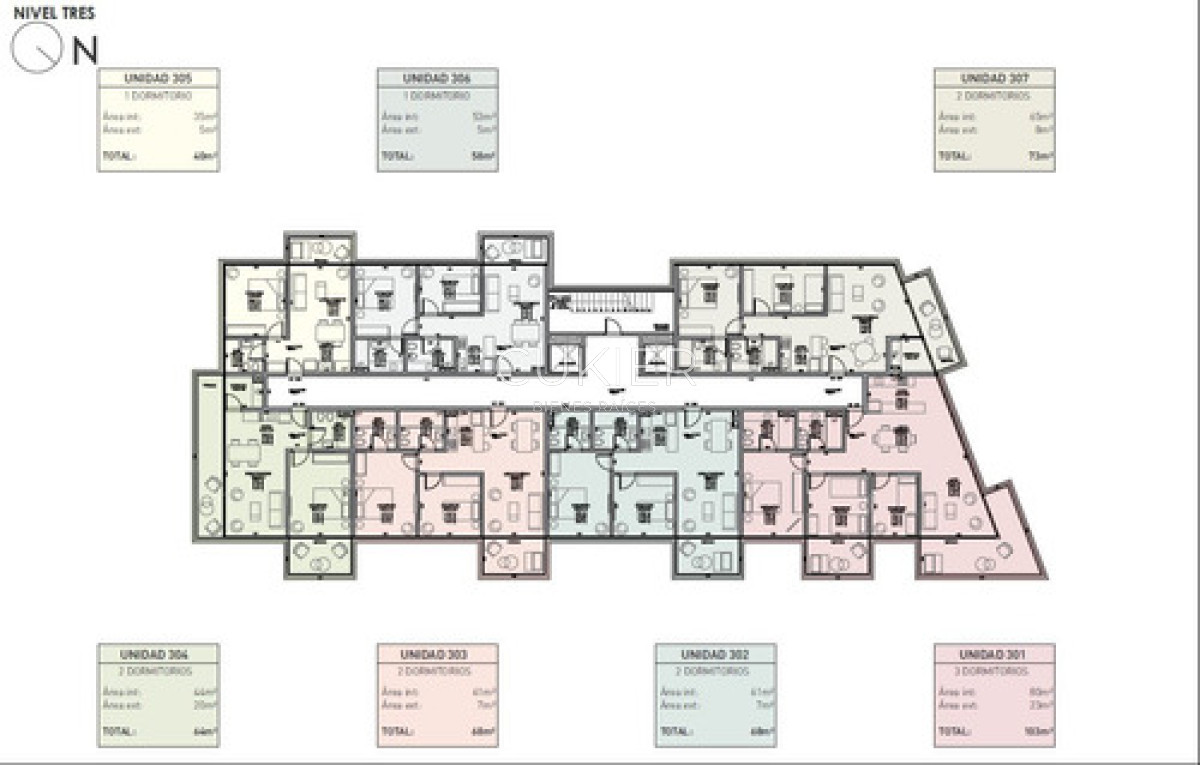 Apartamento ID.4618 - Edificio Promenade 1 2 Y 3 Dormitorios En Punta Del Este