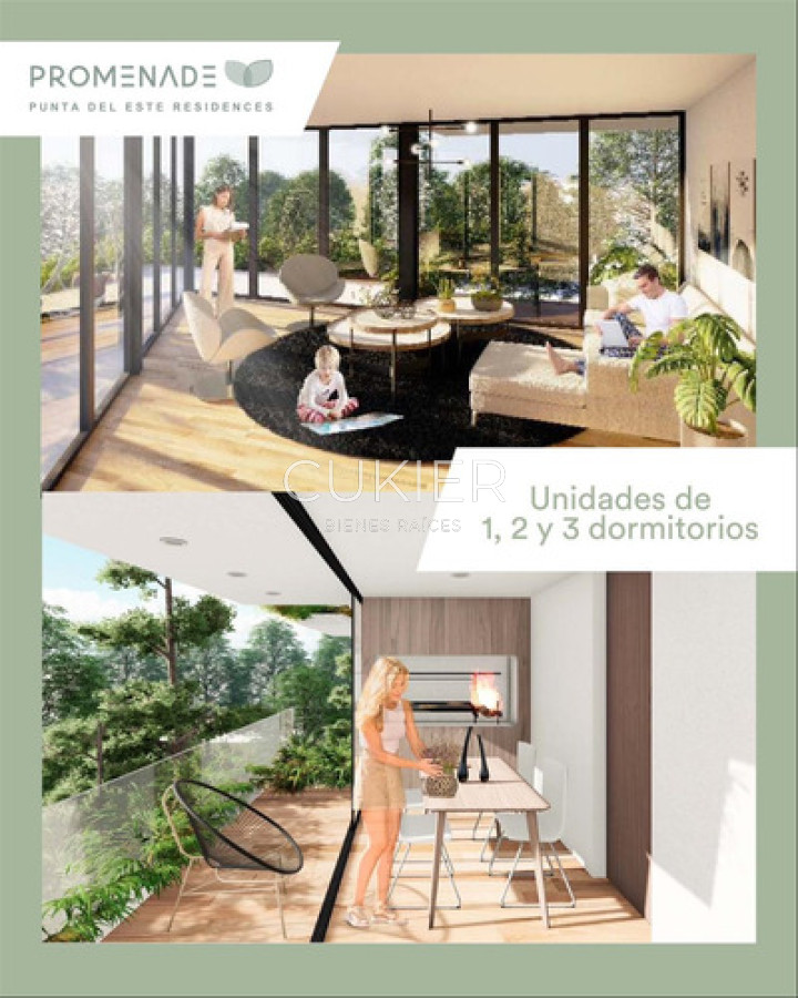 Apartamento ID.4618 - Edificio Promenade 1 2 Y 3 Dormitorios En Punta Del Este