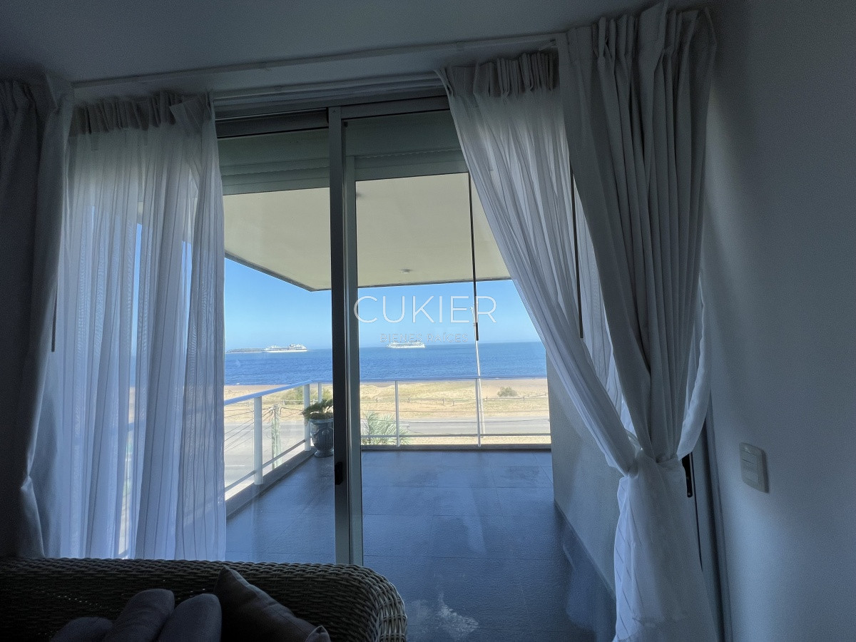 Apartamento ID.1541 - Alquiler anual y invernal de apartamento 2 dormitorios frente al mar en playa mansa