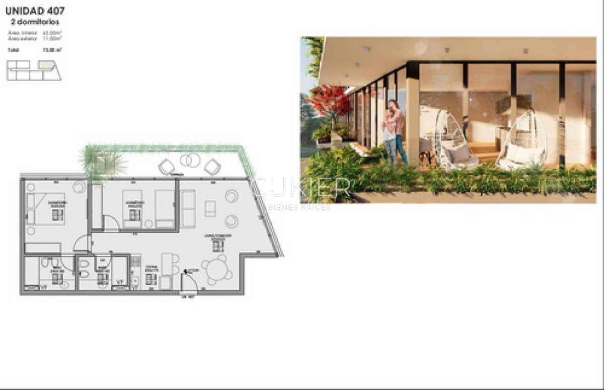 Apartamento ID.4618 - Edificio Promenade 1 2 Y 3 Dormitorios En Punta Del Este