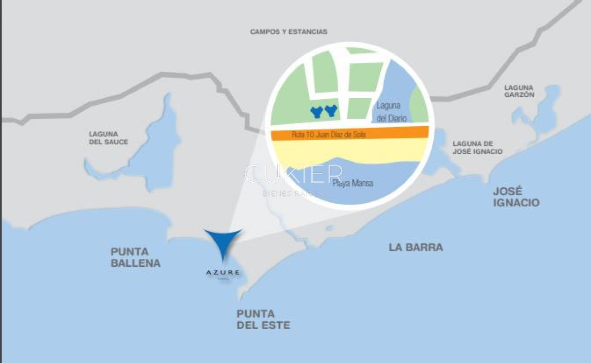 Apartamento ID.3593 - Venta en Punta Del Este frente al mar 1 dormitorio.