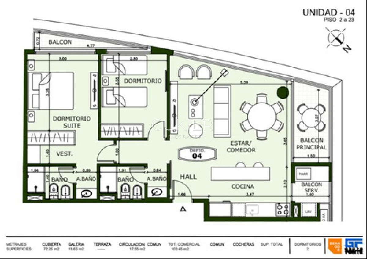 Apartamento ID.4613 - Vendo Apartamento 2 Dormitorios Punta Del Este Pozo