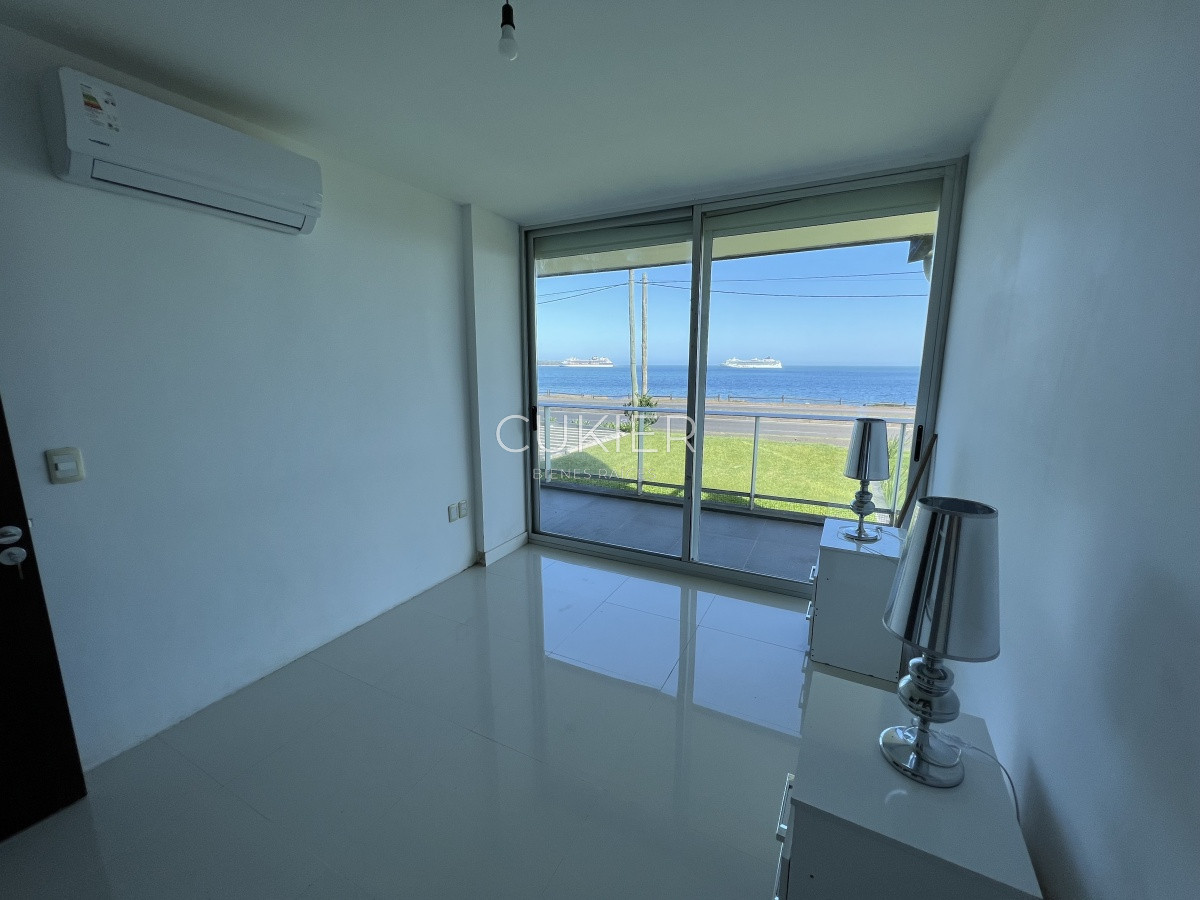 Apartamento ID.1540 - Alquiler anual y venta apartamento 1 dormitorio en primera linea frente al mar Playa Mansa Punta del Este