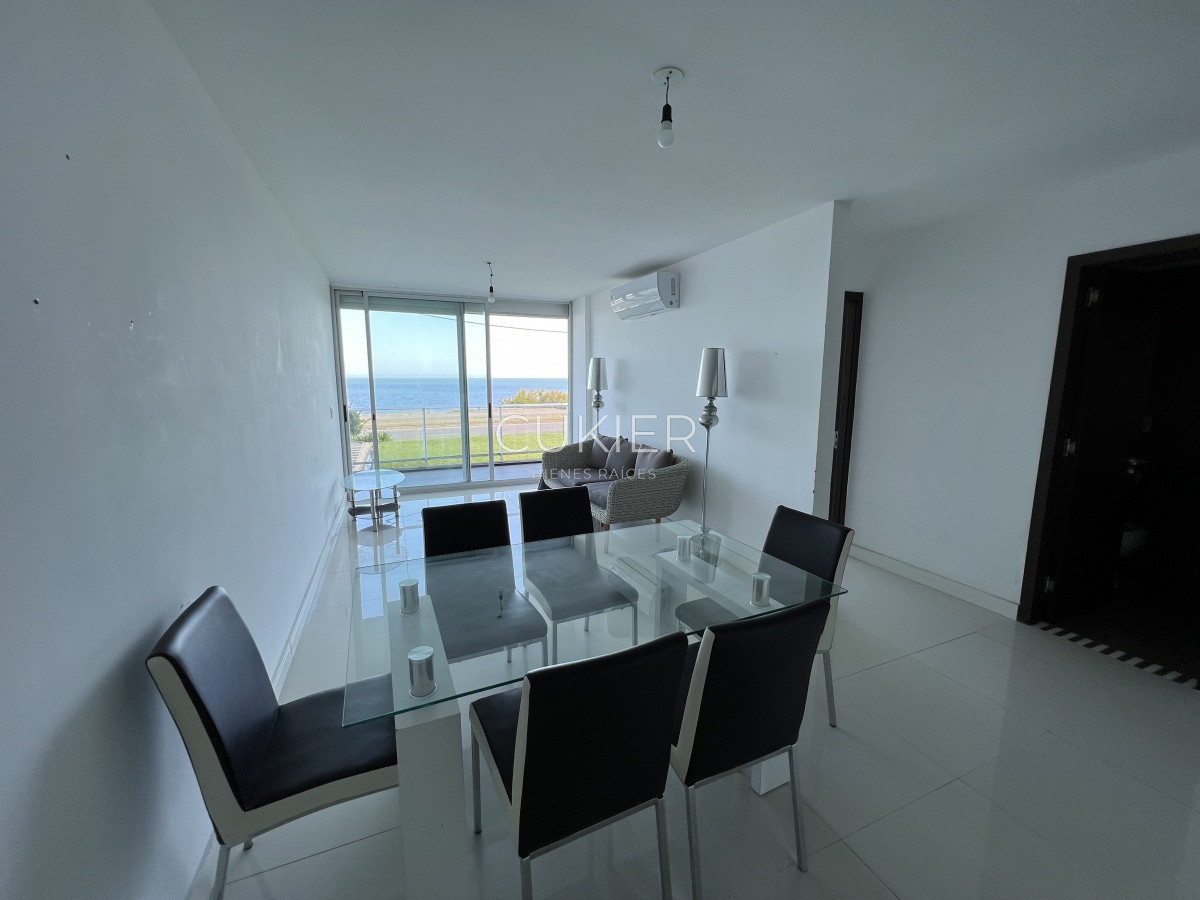 Apartamento ID.1540 - Alquiler anual y venta apartamento 1 dormitorio en primera linea frente al mar Playa Mansa Punta del Este