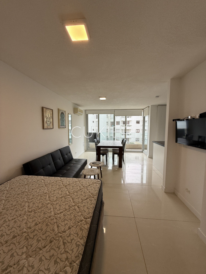Apartamento ID.4548 - Alquiler anual e invernal apartamento monoambiente con parrillero frente al mar en playa mansa 