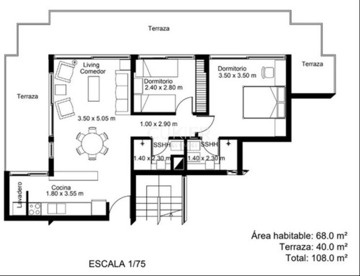 Apartamento ID.4617 - Apartamento En Venta De 2 Dormitorios Playa Mansa