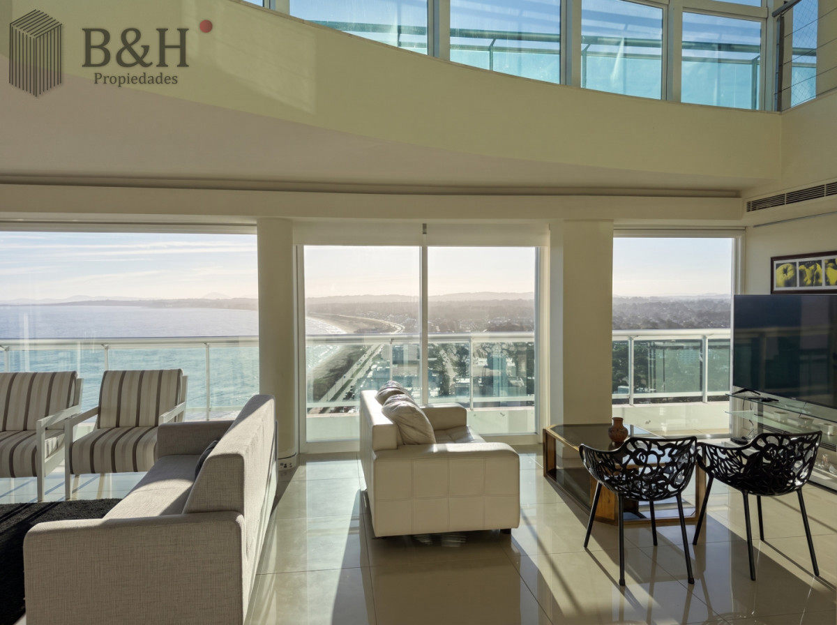 Apartamento ID.7808 - Exclusivo Penthouse en Torre Aquarela, piscina de uso exclusivo con vista a Punta Ballena