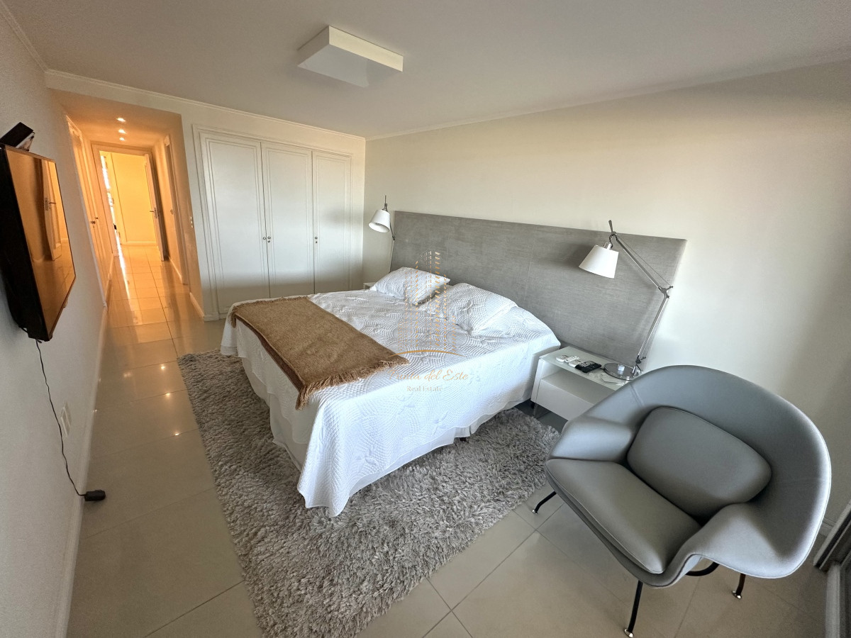 Apartamento ID.908 - Excelente apartamento en alquiler temporal en Punta del Este frente al mar 