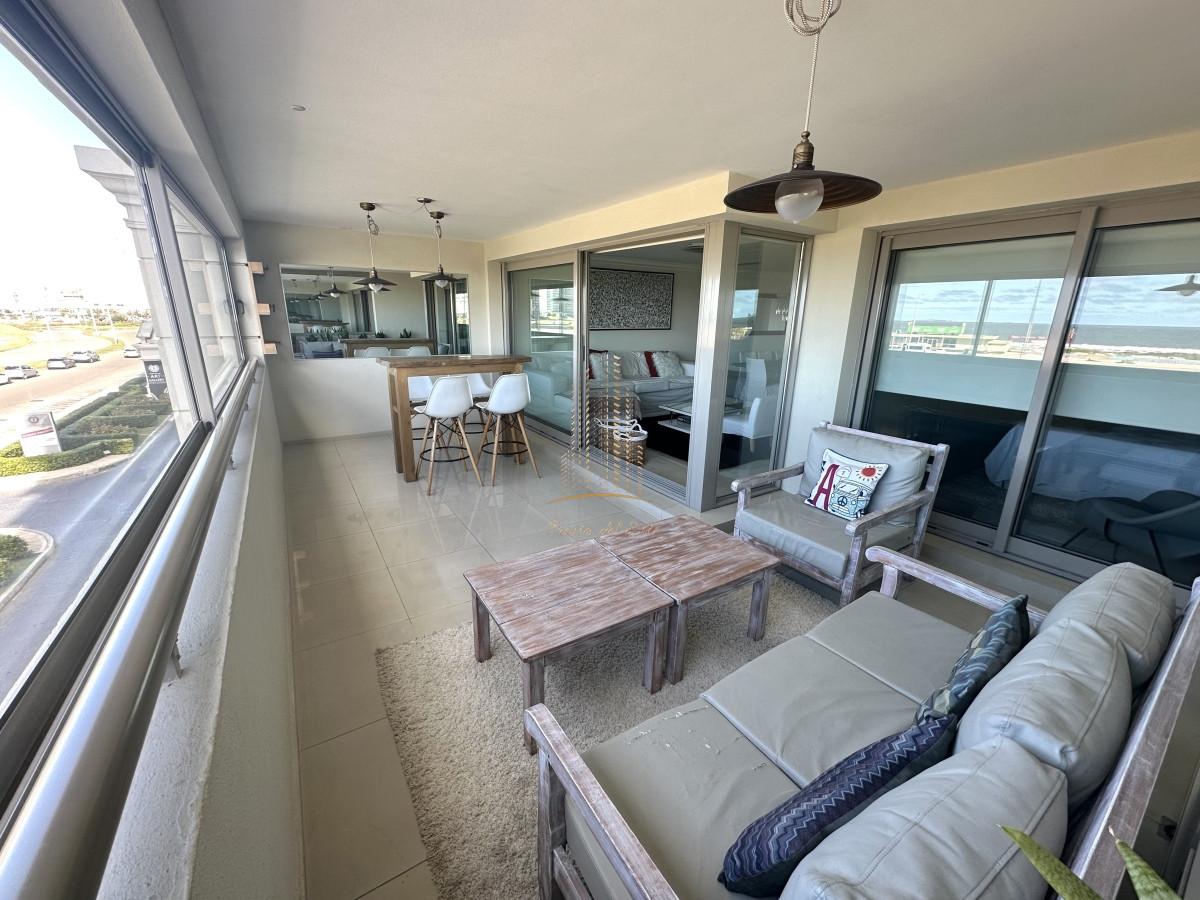 Apartamento ID.908 - Excelente apartamento en alquiler temporal en Punta del Este frente al mar 