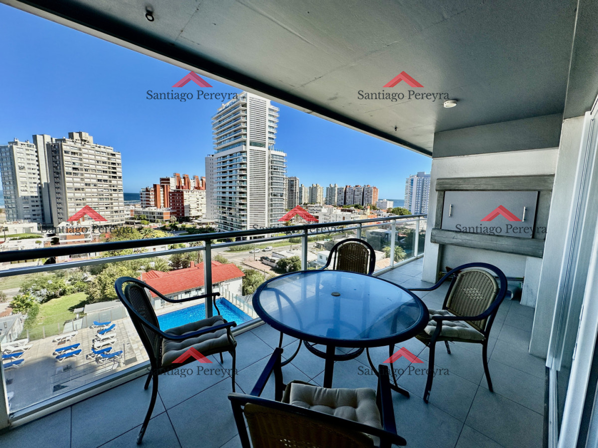 Apartamento ID.16990 - Hermoso apartamento de 2 dormitorios con parrillero propio y vista a playa brava