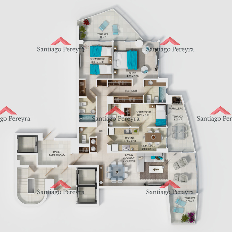 Apartamento ID.16405 - Apartamento premium en playa brava 