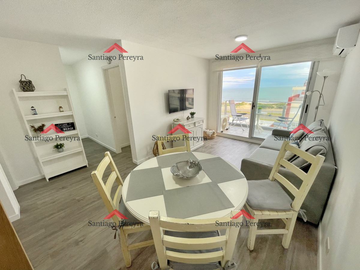 Apartamento ID.1306 - 1 dormitorio y medio con vista al mar y amenities completos en alquiler de temporada mucama piscina parrillero canchas gimnasio