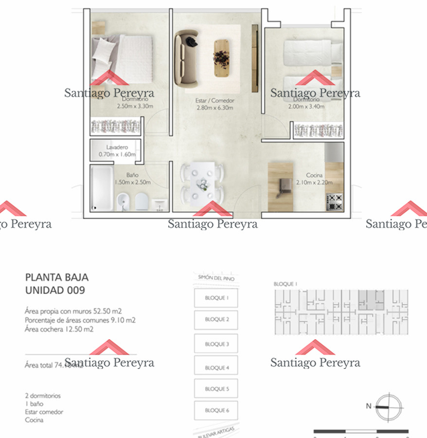 Apartamento ID.16009 - Apartamento 2 dormitorios en maldonado