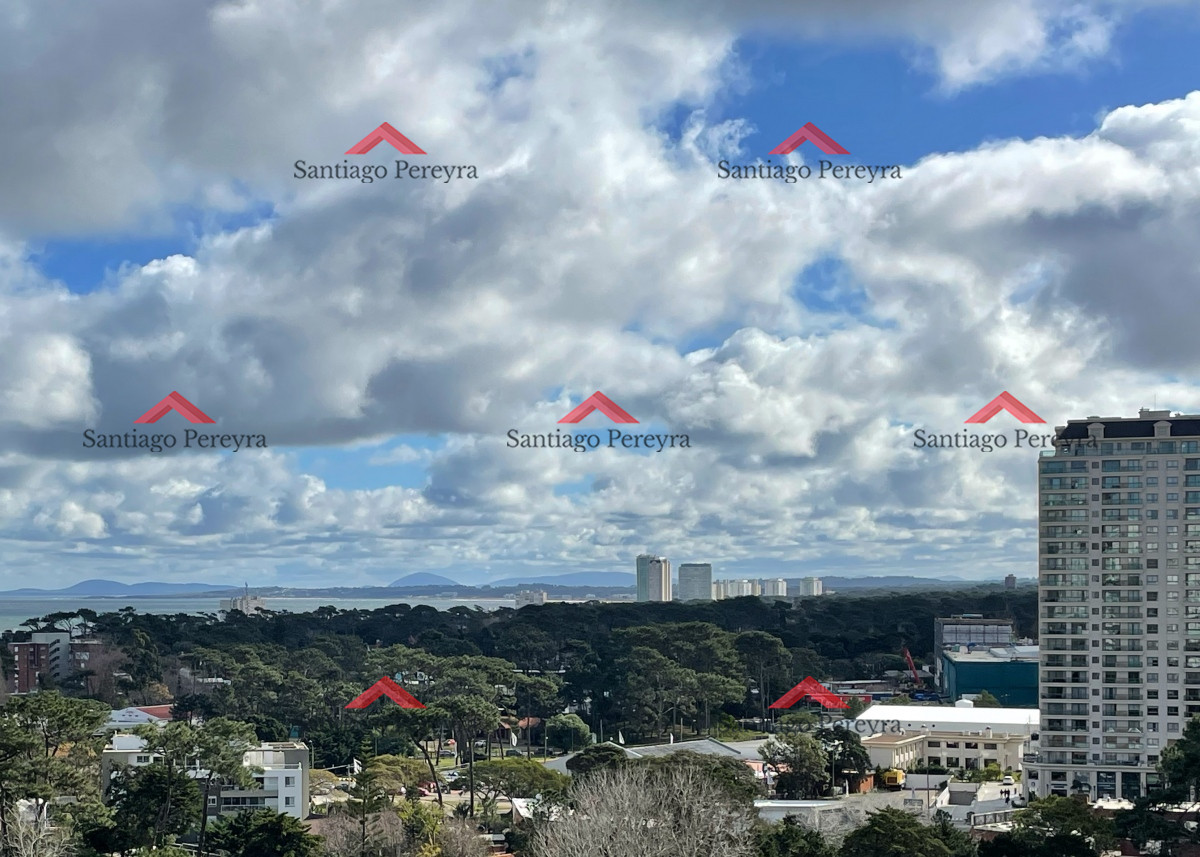 Apartamento ID.5056 - En alquiler de temporada, piso alto con amenities completos, terraza y garage, 1 dorm y medio y lavadero