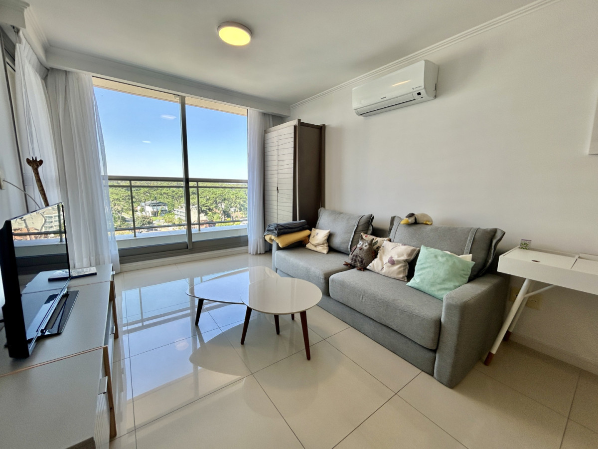 APARTAMENTO EN VENTA DE 2 DORMITORIOS EN PLACE LAFAYETTE
Apartamento esquinero de 2 dormitorios y 2 baños en Place Lafayette. Excelente orientación, muy luminoso ideal
para vivir todo el año. Cocina definida, cómoda terraza con salida desde living comedor y dormitorio principal, lavadero y garage.

Coordina tu visita!

Place Lafayette, ubicado sobre Av. Roosevelt y Av. Pedragosa Sierra, de estilo neoclasico frances, sobre terrenos de casi una hectarea, se localizan en el punto mas estrategico de Punta del Este, en el District Design, a metros del Punta Shopping.

Con excelentes vistas hacia Playa Brava, Playa Mansa y el Bosque.

Excepcionales apartamentos de un ambiente, uno, dos y tres dormitorios, abarcando las distintas opciones habitacionales, con un concepto unico, la alta calidad y fineza en el diseno y la construccion.

PLACE LAFAYETTE consta de dos torres de departamentos más un complejo comercial con 15 locales de 2 plantas.

Hall de acceso de categoria concebido en cristal, con pisos en porcelanato pulido e insertos en granito yo marmol. Hall finamente decorado y jardines con diseño paisajistico.
Cuatro ascensores automaticos de alta velocidad, central telefonica, portero electrico y TV cable.

Zona de servicios independiente, gran piscina abierta climatizada.
Excepcional local de estilo neoclasico frances con:
Barbacoas, piscina cerrada, spa con saunas, sala relax, sala de masajes, gimnasio completo, sala de juegos, guarderia y mas.
Finos y diseñados jardines, en medio de un gran paseo comercial.
