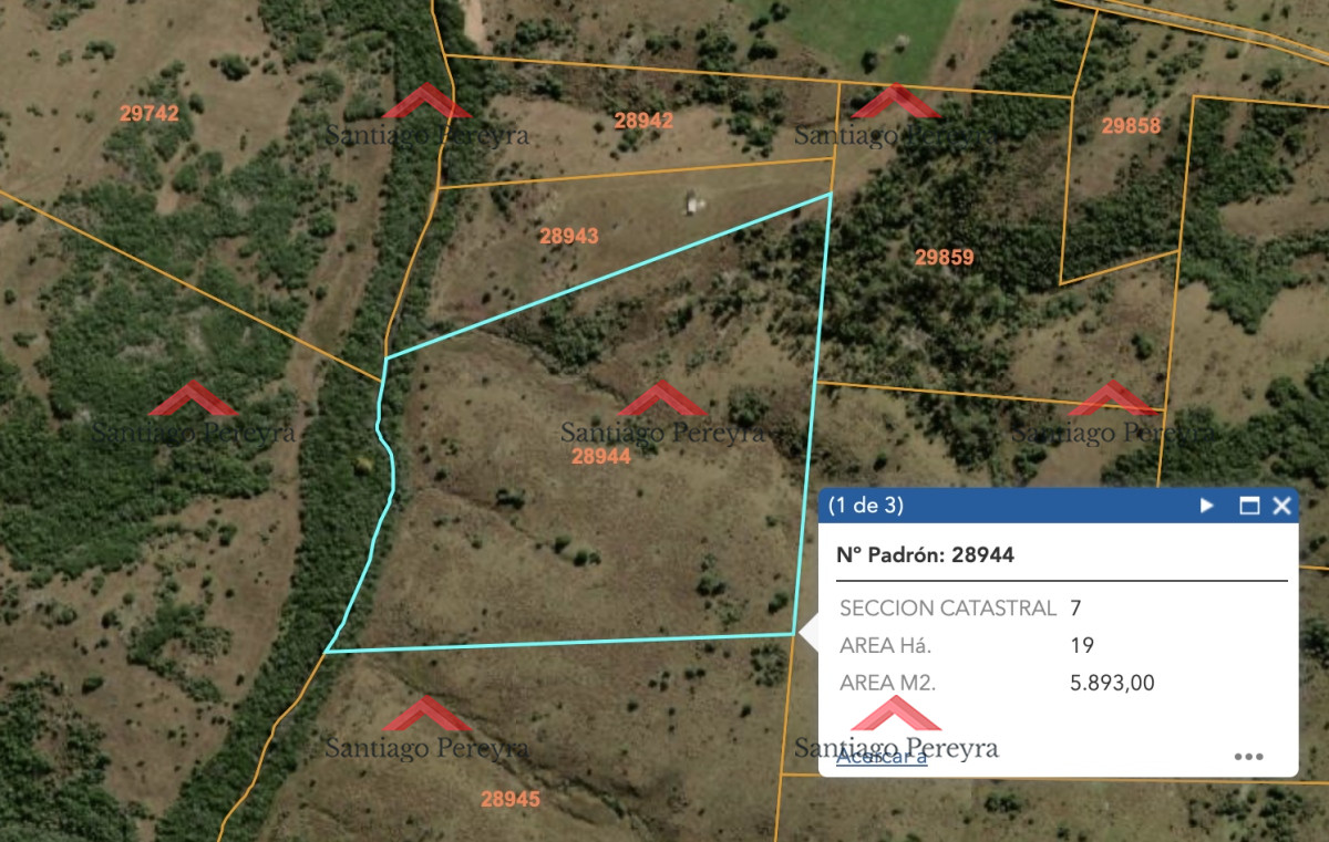 Campo Ref.15335 - Campo de 19,5 hectáreas con costa de arroyo