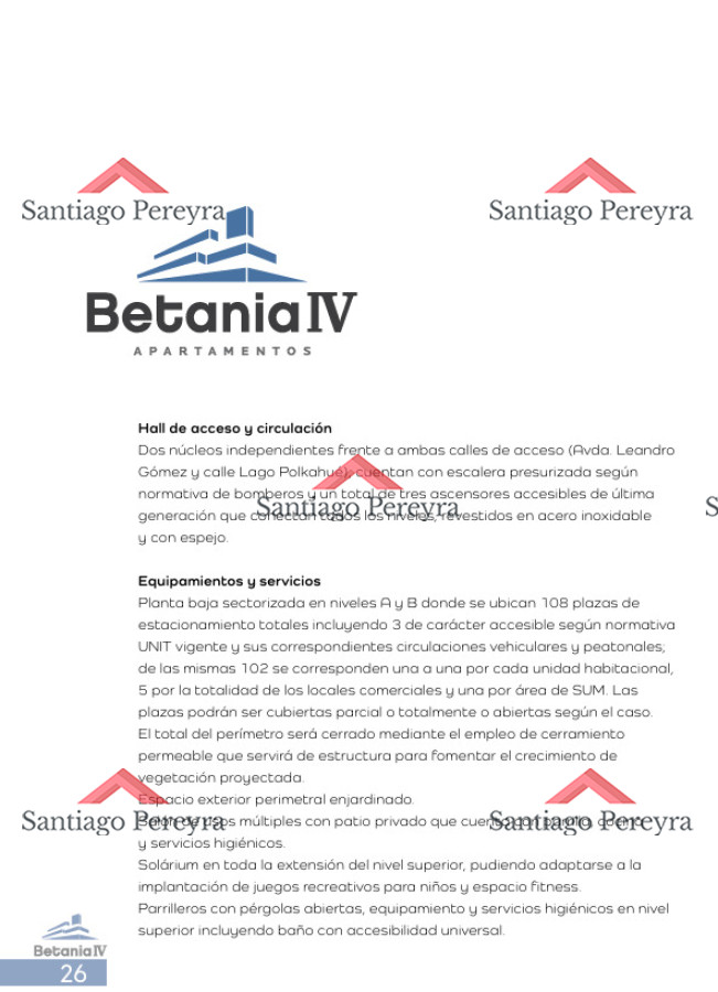 Apartamento ID.16790 - Betania IV desarrollo en Fraccionamiento 4H, Maldonado