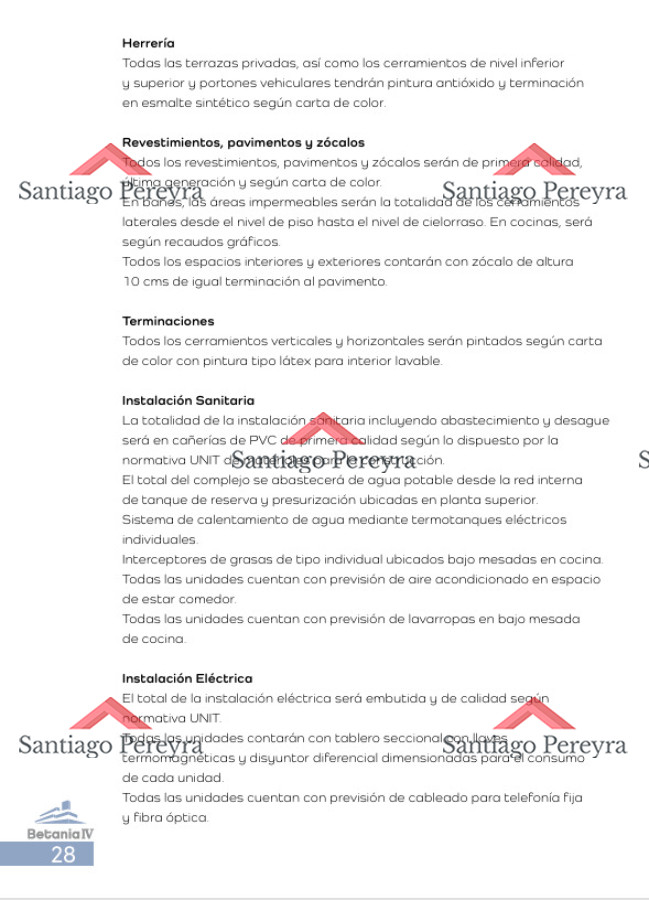 Apartamento ID.16790 - Betania IV desarrollo en Fraccionamiento 4H, Maldonado