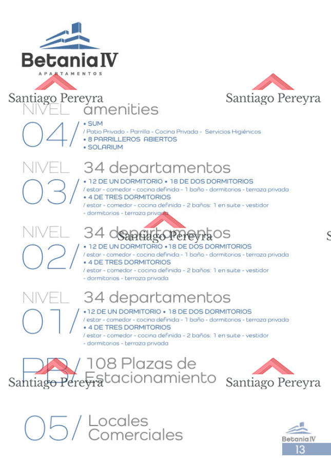 Apartamento ID.16790 - Betania IV desarrollo en Fraccionamiento 4H, Maldonado