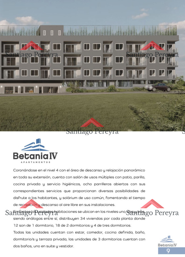 Apartamento ID.16790 - Betania IV desarrollo en Fraccionamiento 4H, Maldonado