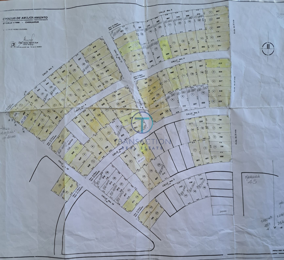 Terreno ID.1108/Jardines-de-Cordoba - Chihuahua Excelentes lotes , se venden juntos o separados