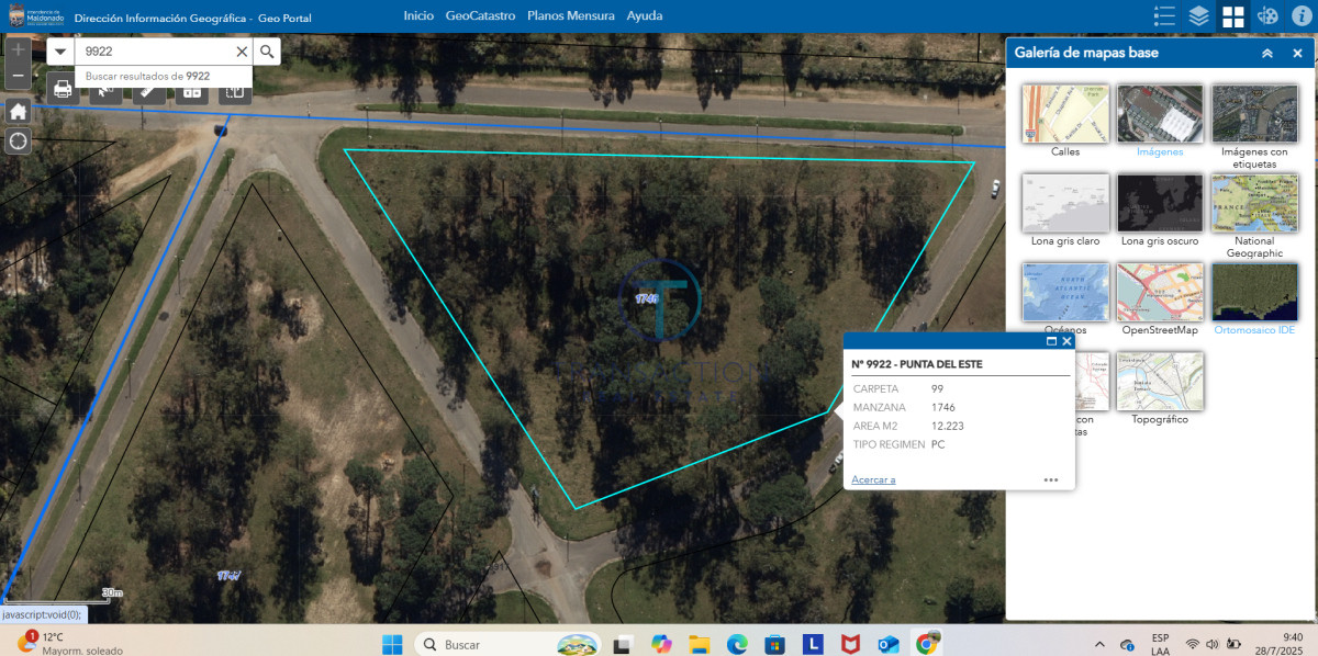 Terreno ID.1318/Terreno-Santa-Monica-17692-Mt-2 - Terreno Manzana en Beverly Hills, Punta del Este