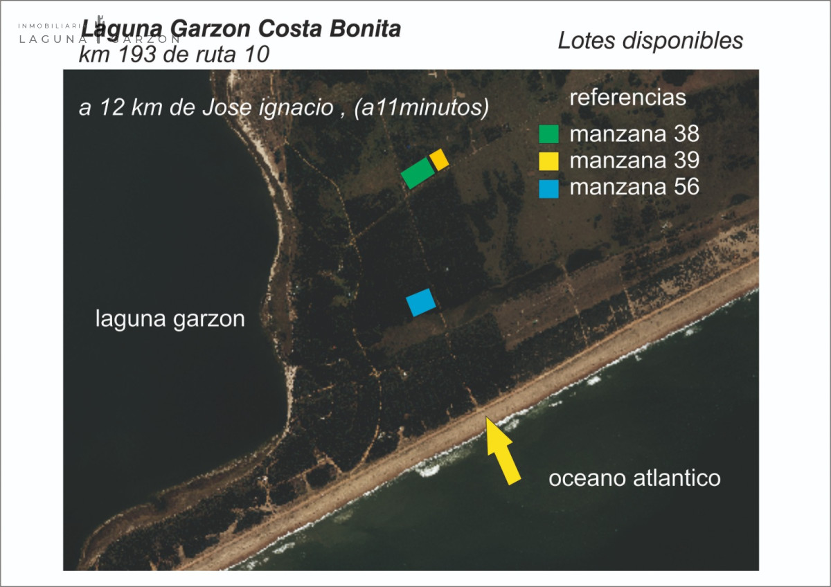 Terreno ID.11 - Costa Bonita LAGUNA GARZÓN 2000mts