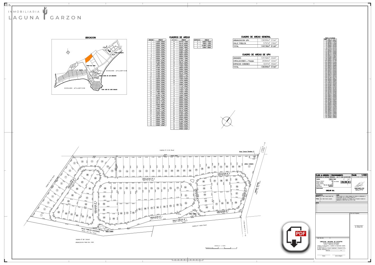 Terreno ID.39 - LOTES EN PLAYA BRAVA JOSÉ IGNACIO